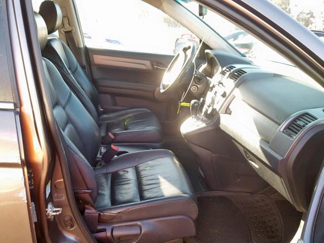 5J6RE38759L007897 - 2009 HONDA CR-V EXL TAN photo 5