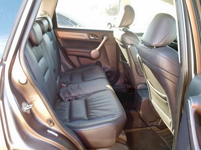 5J6RE38759L007897 - 2009 HONDA CR-V EXL TAN photo 6