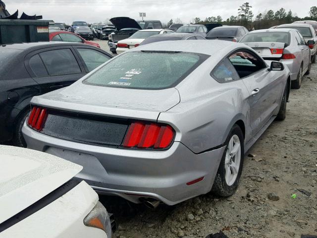 1FA6P8AM3H5351513 - 2017 FORD MUSTANG SILVER photo 4