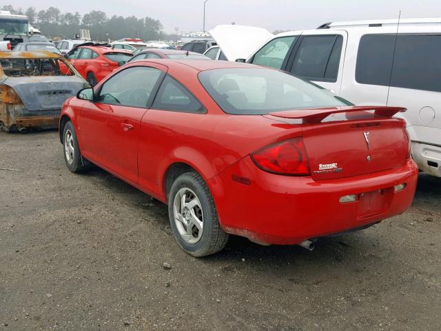 1G2AL15F577278820 - 2007 PONTIAC G5 RED photo 3