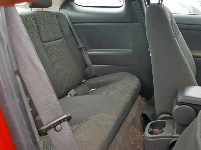 1G2AL15F577278820 - 2007 PONTIAC G5 RED photo 6