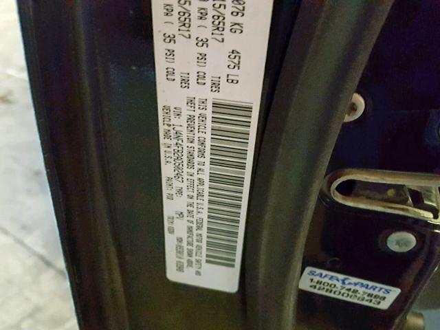 1J4NF4FB2AD502467 - 2010 JEEP COMPASS SP 黑色 照片 10