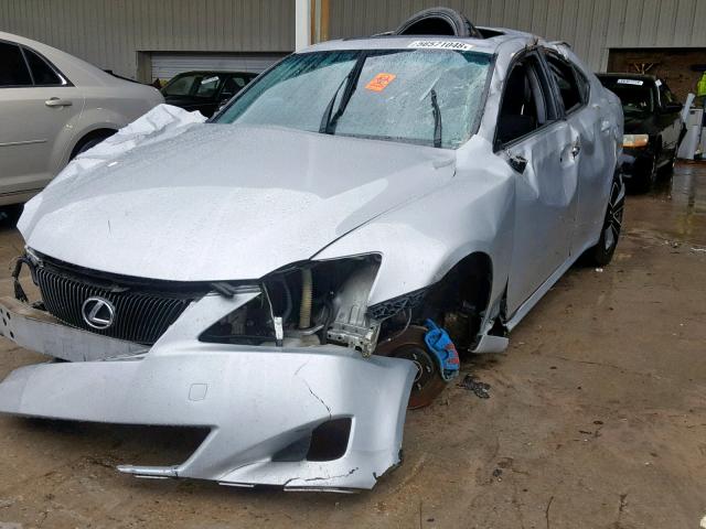 JTHBK262072027834 - 2007 LEXUS IS 250 GRAY photo 2