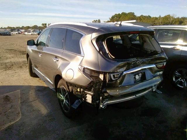 5N1DL0MN2KC501922 - 2019 INFINITI QX60 LUXE GRAY photo 3