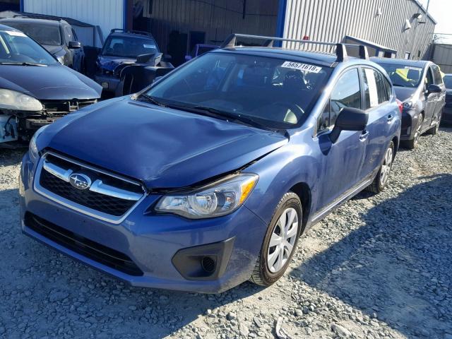 JF1GPAA69CG242757 - 2012 SUBARU IMPREZA BA BLUE photo 2