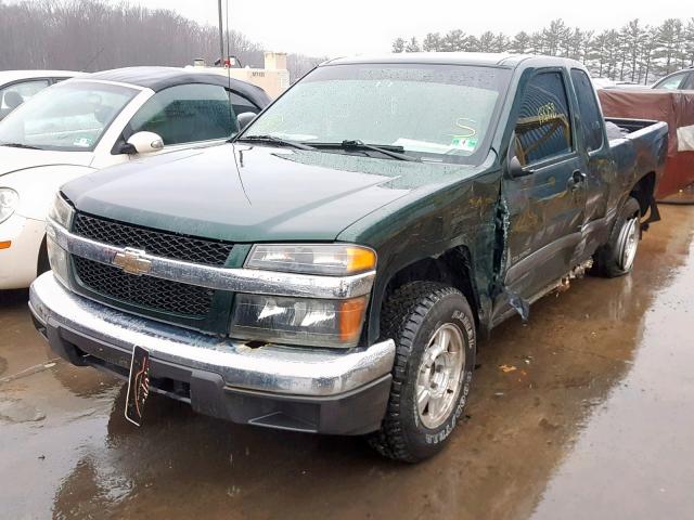 1GCCS198858180925 - 2005 CHEVROLET COLORADO GREEN photo 2