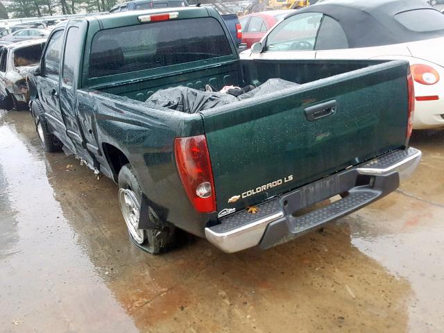 1GCCS198858180925 - 2005 CHEVROLET COLORADO GREEN photo 3