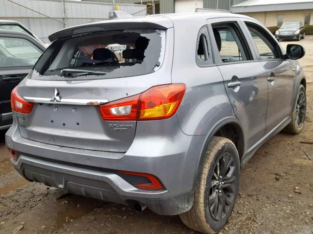 JA4AP3AU4JU016189 - 2018 MITSUBISHI OUTLANDER GRAY photo 4