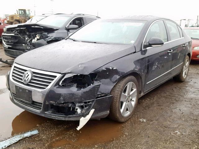 WVWAK93C28P082311 - 2008 VOLKSWAGEN PASSAT KOM BLACK photo 2