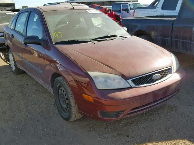 1FAFP34N96W105600 - 2006 FORD FOCUS ZX4 BURGUNDY photo 1