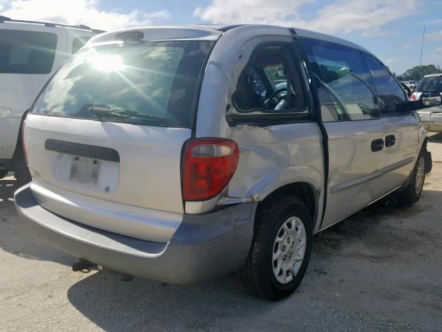 1C4GJ25B61B234859 - 2001 CHRYSLER VOYAGER SILVER photo 4