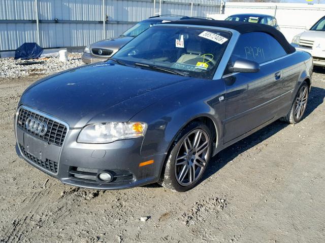 WAUDF48H19K010357 - 2009 AUDI A4 2.0T CA GRAY photo 2