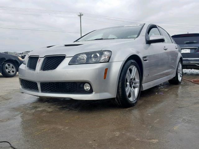 6G2ER57779L211095 - 2009 PONTIAC G8 SILVER photo 2