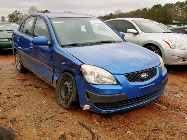 KNADE123966145329 - 2006 KIA RIO BLUE photo 1