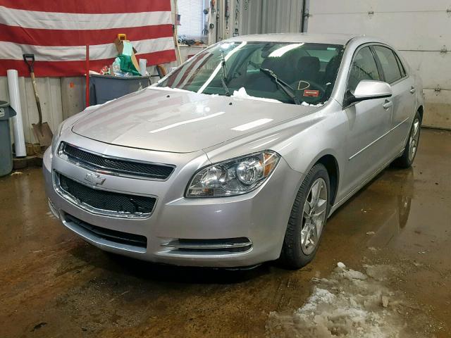 1G1ZC5E05AF189465 - 2010 CHEVROLET MALIBU 1LT SILVER photo 2