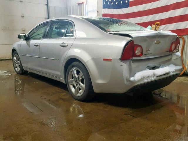 1G1ZC5E05AF189465 - 2010 CHEVROLET MALIBU 1LT SILVER photo 3
