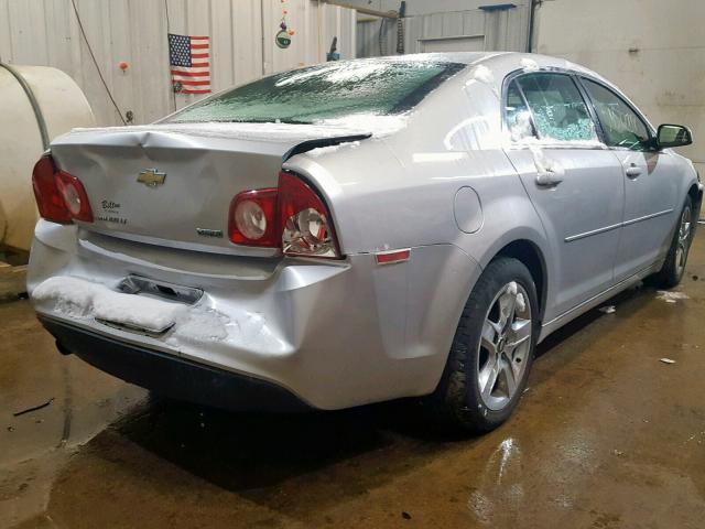 1G1ZC5E05AF189465 - 2010 CHEVROLET MALIBU 1LT SILVER photo 4