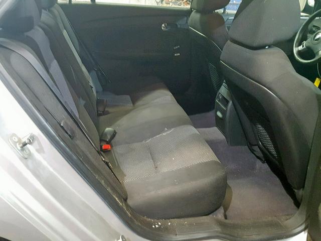 1G1ZC5E05AF189465 - 2010 CHEVROLET MALIBU 1LT SILVER photo 6