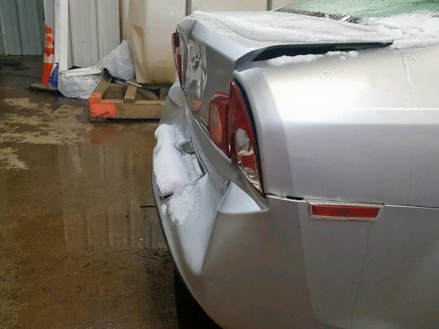 1G1ZC5E05AF189465 - 2010 CHEVROLET MALIBU 1LT SILVER photo 9