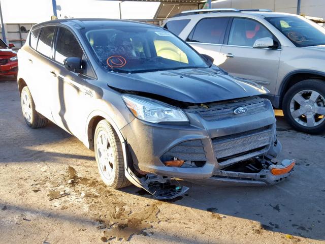 1FMCU0F75FUB62273 - 2015 FORD ESCAPE S GRAY photo 1