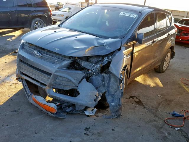 1FMCU0F75FUB62273 - 2015 FORD ESCAPE S GRAY photo 2