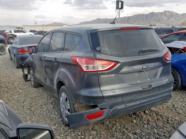 1FMCU0F75FUB62273 - 2015 FORD ESCAPE S GRAY photo 3