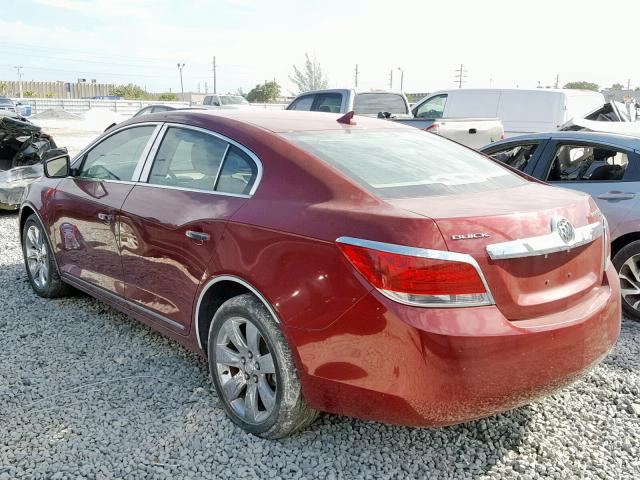 1G4GC5EG7AF285847 - 2010 BUICK LACROSSE C RED photo 3