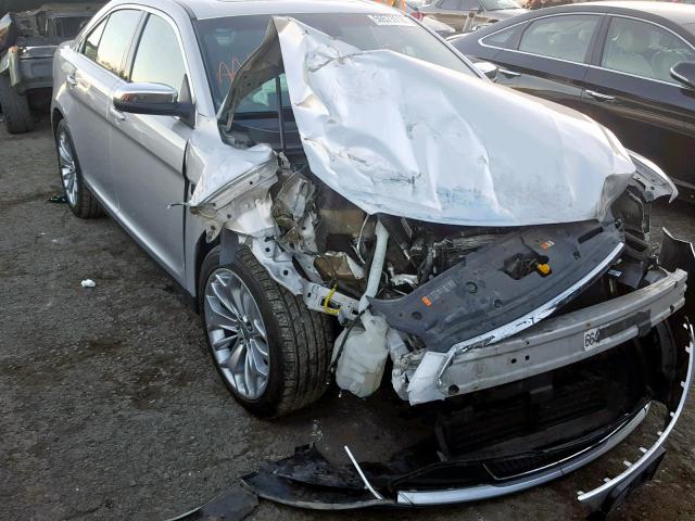 1FAHP2F83DG146645 - 2013 FORD TAURUS LIM WHITE photo 1