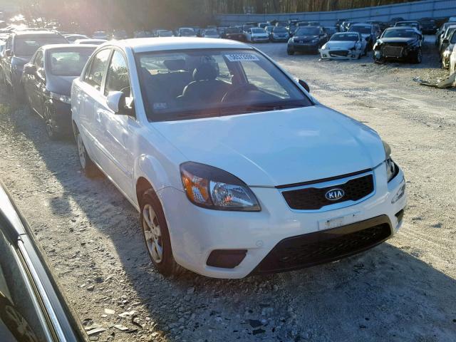 KNADH4A31B6732175 - 2011 KIA RIO BASE WHITE photo 1