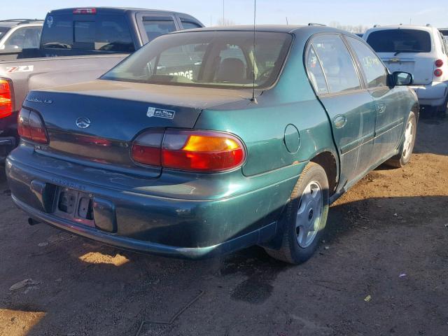 1G1NE52J516189939 - 2001 CHEVROLET MALIBU LS 绿色 照片 4