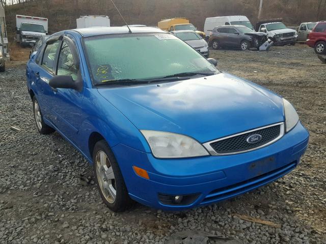 1FAHP34N77W364340 - 2007 FORD FOCUS ZX4 TEAL photo 1