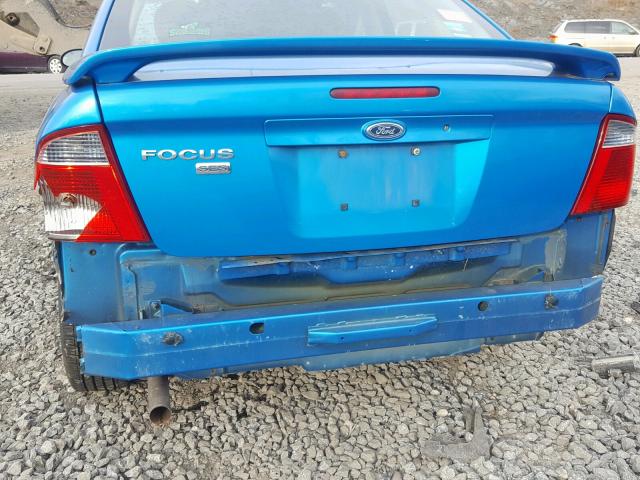 1FAHP34N77W364340 - 2007 FORD FOCUS ZX4 TEAL photo 9