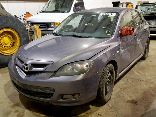 JM1BK343171693190 - 2007 MAZDA 3 HATCHBAC GRAY photo 2