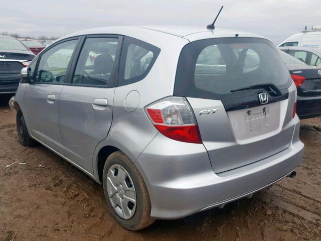 JHMGE8H31CS008855 - 2012 HONDA FIT SILVER photo 3