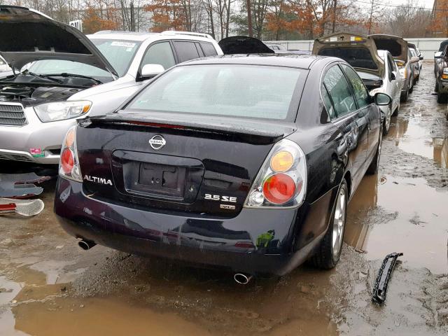 1N4BL11D82C105819 - 2002 NISSAN ALTIMA SE BLACK photo 4