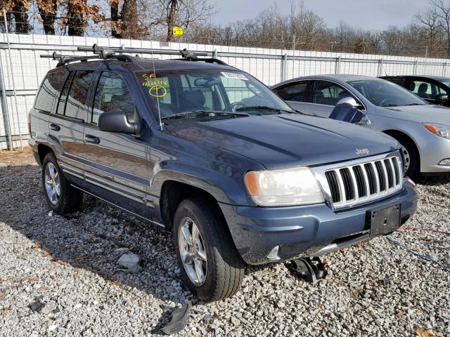 1J4GW58S24C102737 - 2004 JEEP GRAND CHER BLUE photo 1