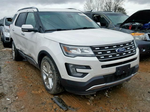 1FM5K8FH9HGB49789 - 2017 FORD EXPLORER L WHITE photo 1