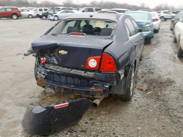 1G1ZJ57749F208003 - 2009 CHEVROLET MALIBU 2LT BLUE photo 4