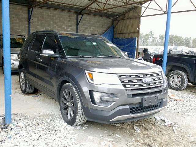 1FM5K7F8XGGA57180 - 2016 FORD EXPLORER L GRAY photo 1