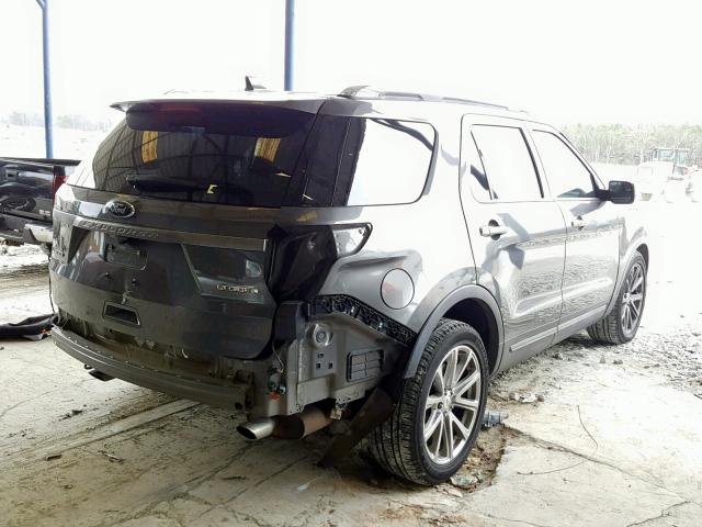 1FM5K7F8XGGA57180 - 2016 FORD EXPLORER L GRAY photo 4