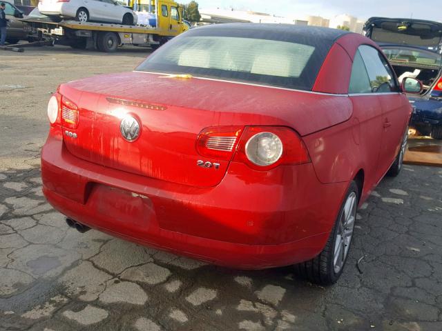 WVWFA71FX8V049658 - 2008 VOLKSWAGEN EOS LUX 红色 照片 4