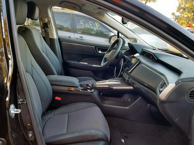 JHMZC5F1XJC002946 - 2018 HONDA CLARITY BLACK photo 5