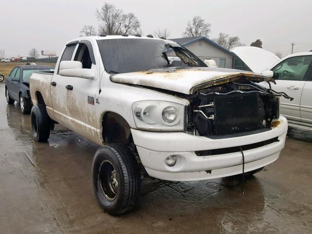 3D7KS28L49G544271 - 2009 DODGE RAM 2500 WHITE photo 1