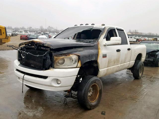 3D7KS28L49G544271 - 2009 DODGE RAM 2500 WHITE photo 2