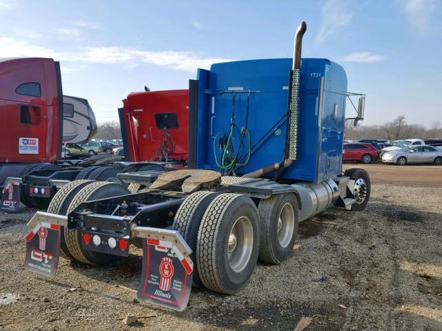 1XKDD49X4DJ368814 - 2013 KENWORTH CONSTRUCTI BLUE photo 4