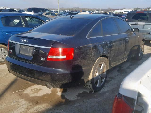 WAUDH74F88N013012 - 2008 AUDI A6 3.2 QUA BLACK photo 4