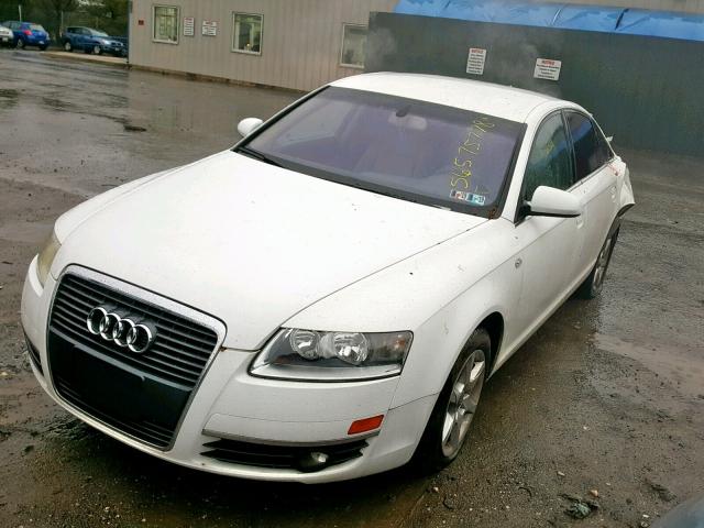 WAUAH74F17N054082 - 2007 AUDI A6 3.2 WHITE photo 2