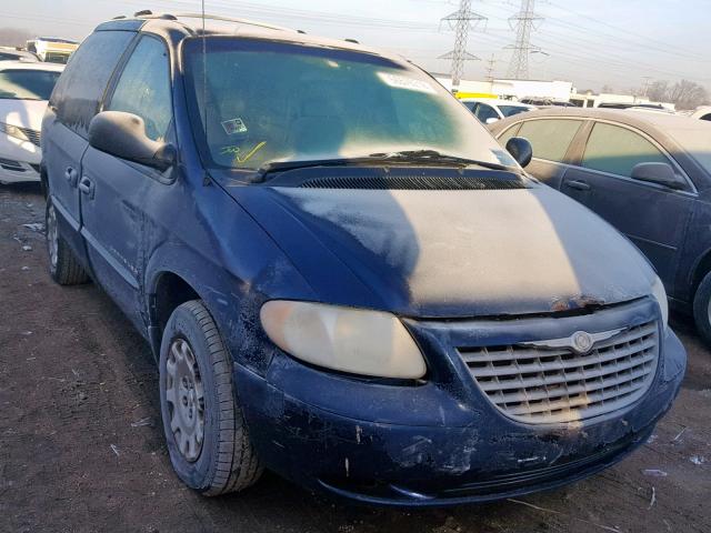 1C4GJ453X1B226316 - 2001 CHRYSLER VOYAGER LX BLUE photo 1