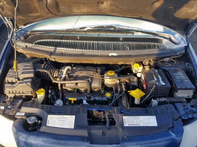 1C4GJ453X1B226316 - 2001 CHRYSLER VOYAGER LX BLUE photo 7