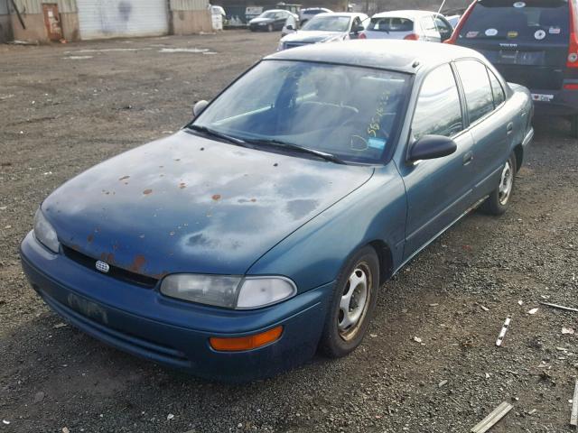 1Y1SK5368RZ087764 - 1994 GEO PRIZM BLUE photo 2